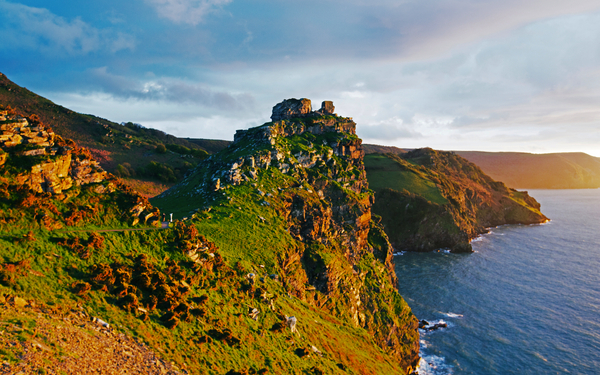„Valley of the Rocks” im Exmoor-Nationalpark